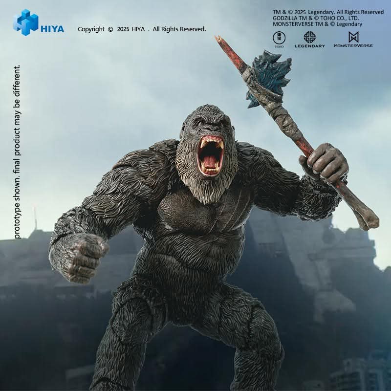 Image for Hiya Toys Kong 2.0 figure comes with decapitated Mechagodzilla head, releasing Q4 2026!