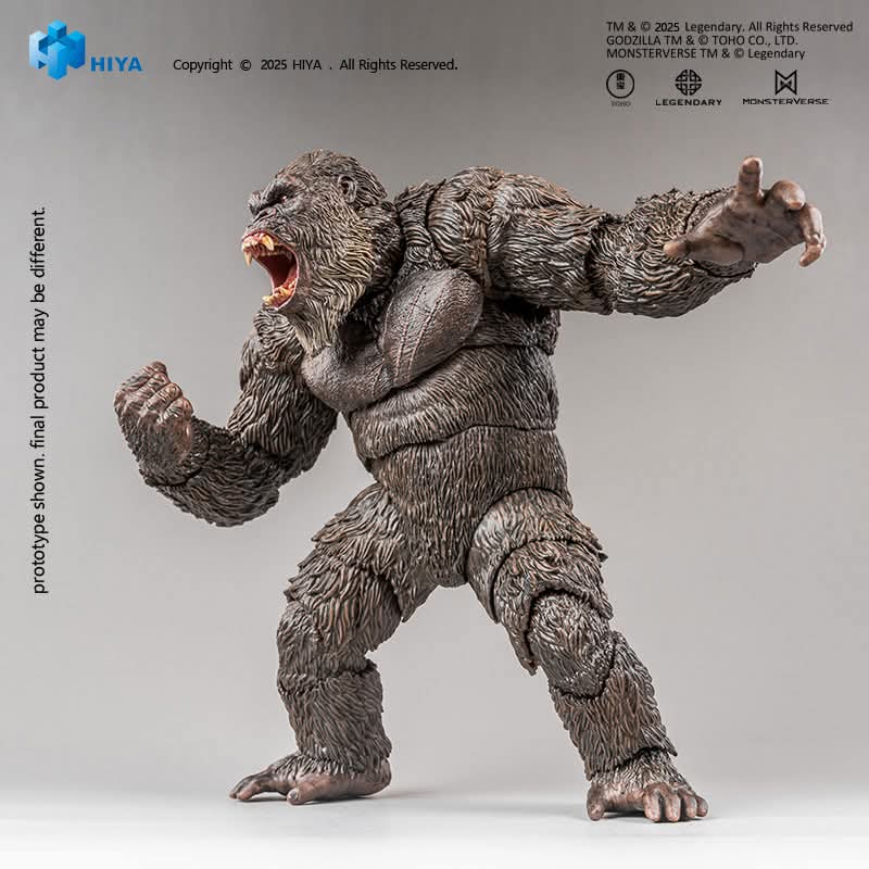 Image for Hiya Toys Kong 2.0 figure comes with decapitated Mechagodzilla head, releasing Q4 2026!