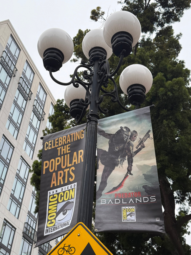 Predator: Badlands SDCC Comic-Con banner