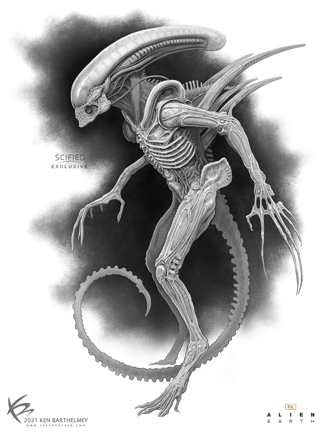 Ken Barthelmey Alien: Earth Concept Art
