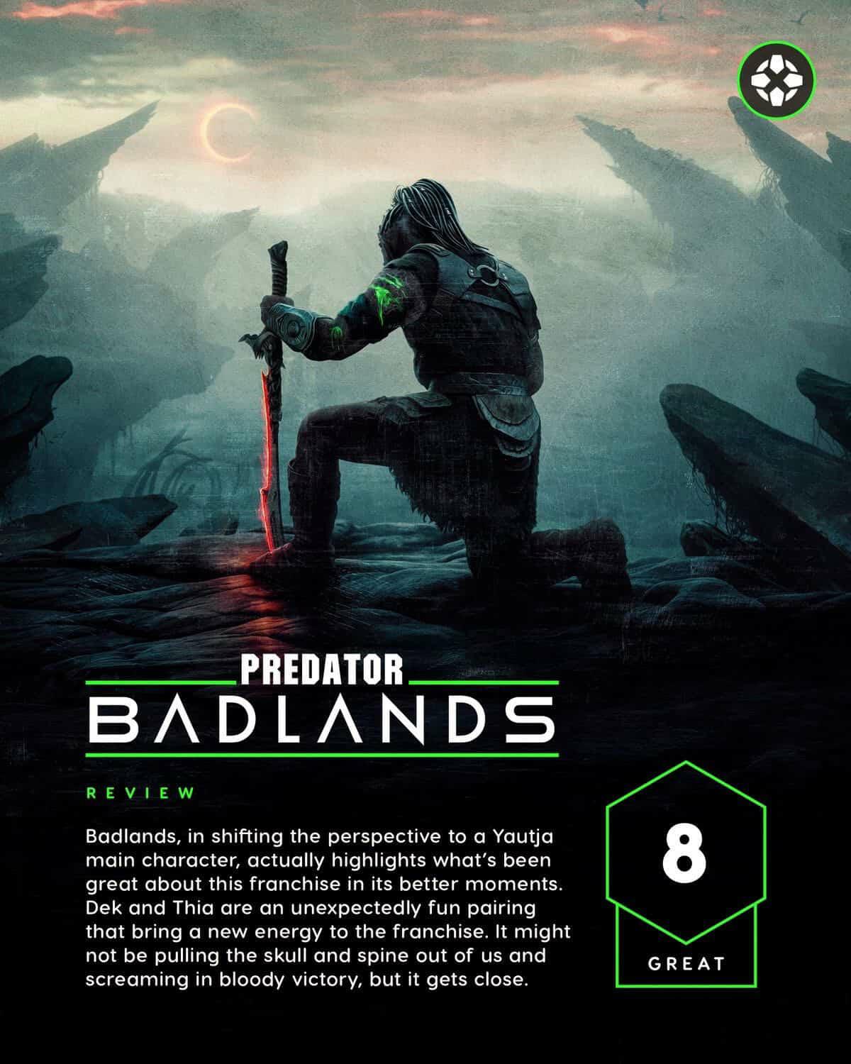Image for It's official: Critics love Predator: Badlands – Dan Trachtenberg is 3 for 3!