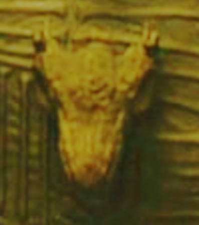 Reptilian alien on the Trophy Wall