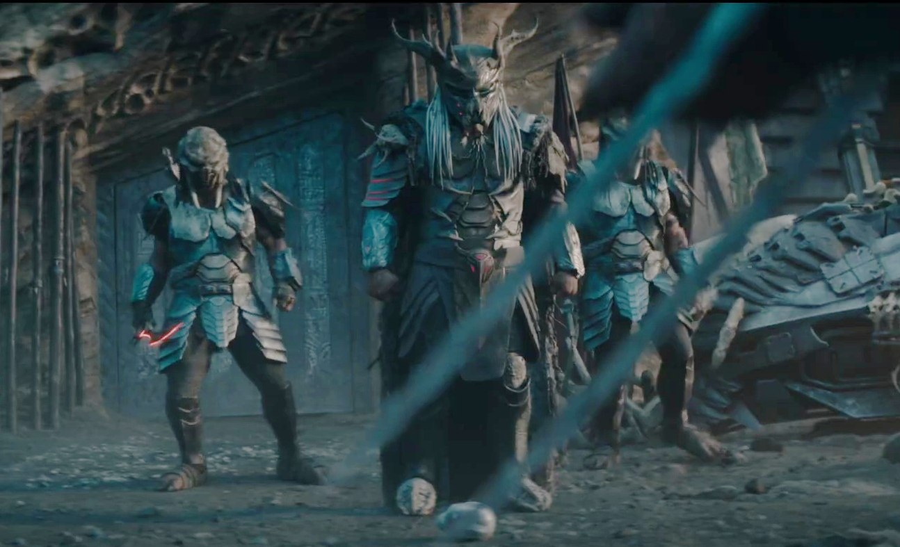 Njohrr and his Guards in Badlands