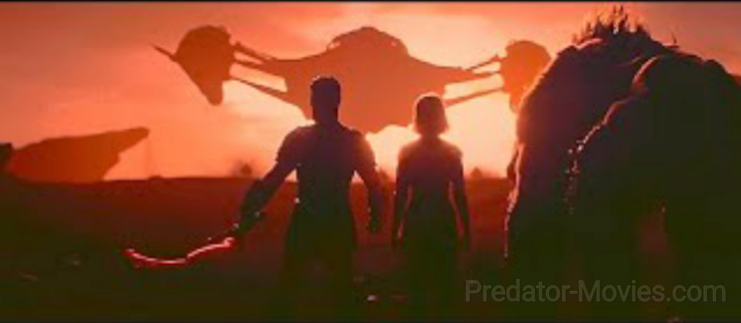 Dek, Thia and Bud at the end of Badlands