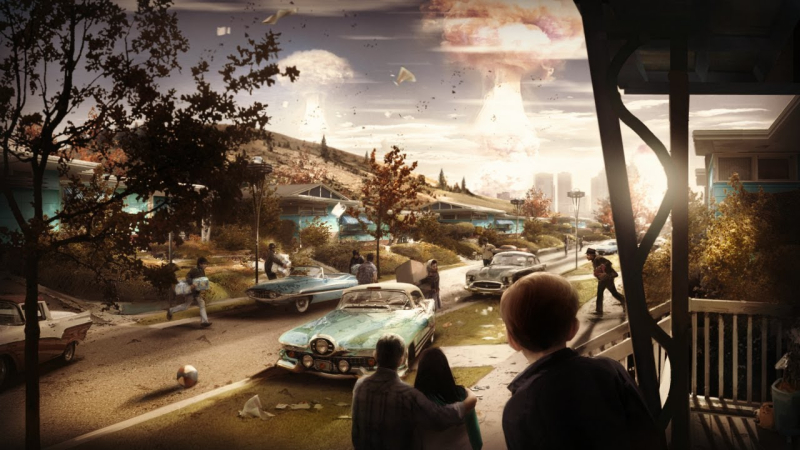 When the bombs dropped in Fallout