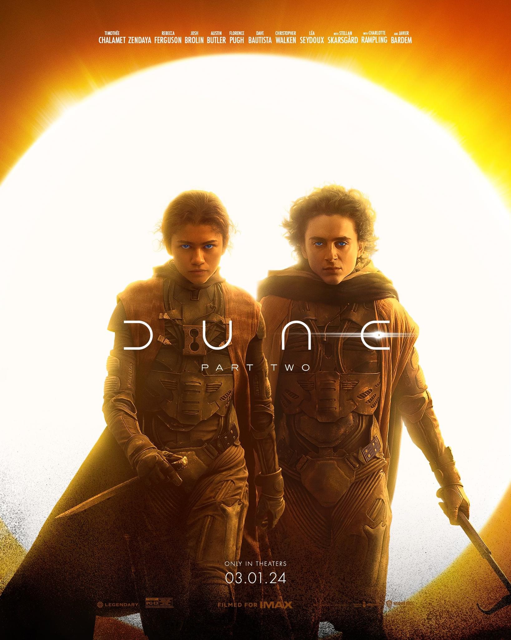 Check out the new posters for Dune Part Two in theatres March 1st!