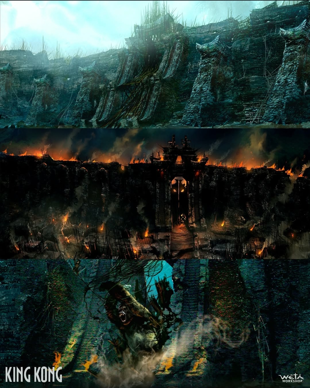 Image for Weta Workshop share King Kong concept art to commemorate film's 20th anniversary!