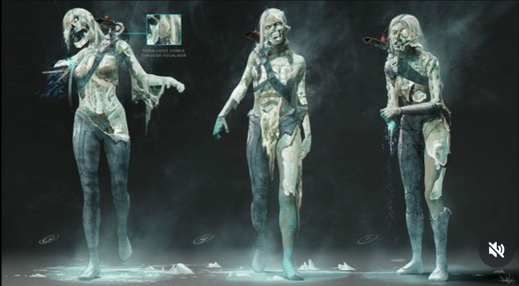 Image for Dane Hallett shares official Tessa concept art from Predator: Badlands!