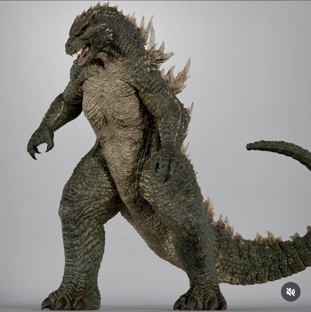Image for Epic Godzilla redesign channels more reptilian / Dragon influence!