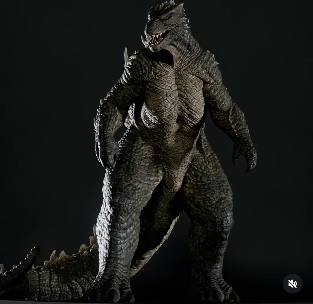 Image for Epic Godzilla redesign channels more reptilian / Dragon influence!