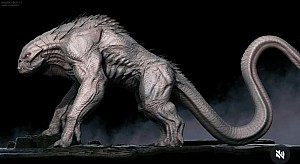 Image for Wild unused designs for the adult Kalisk from Predator: Badlands by Jerad Marantz!