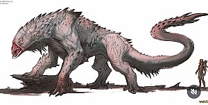 Image for Wild unused designs for the adult Kalisk from Predator: Badlands by Jerad Marantz!