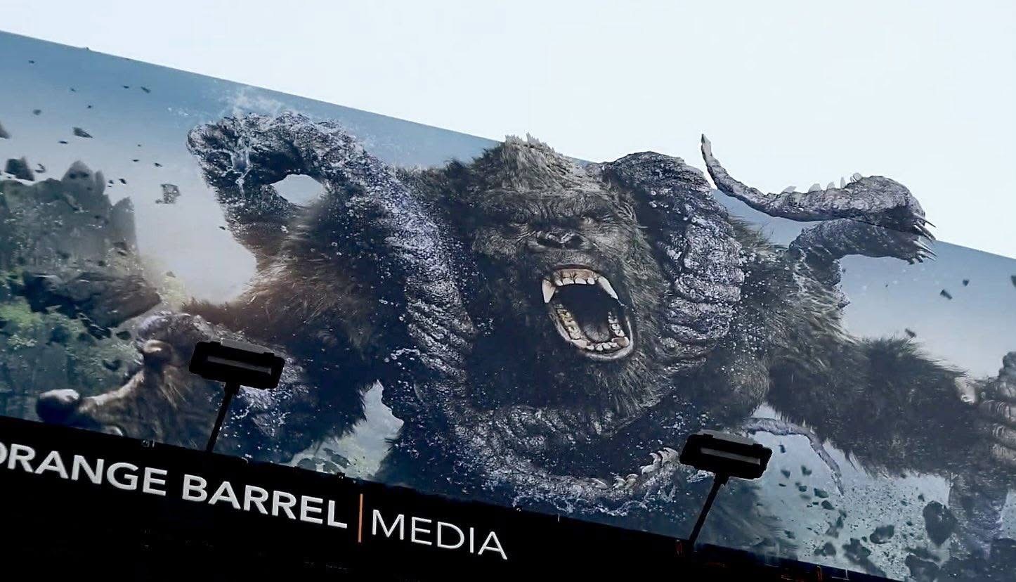 Titan X vs. Kong billboard