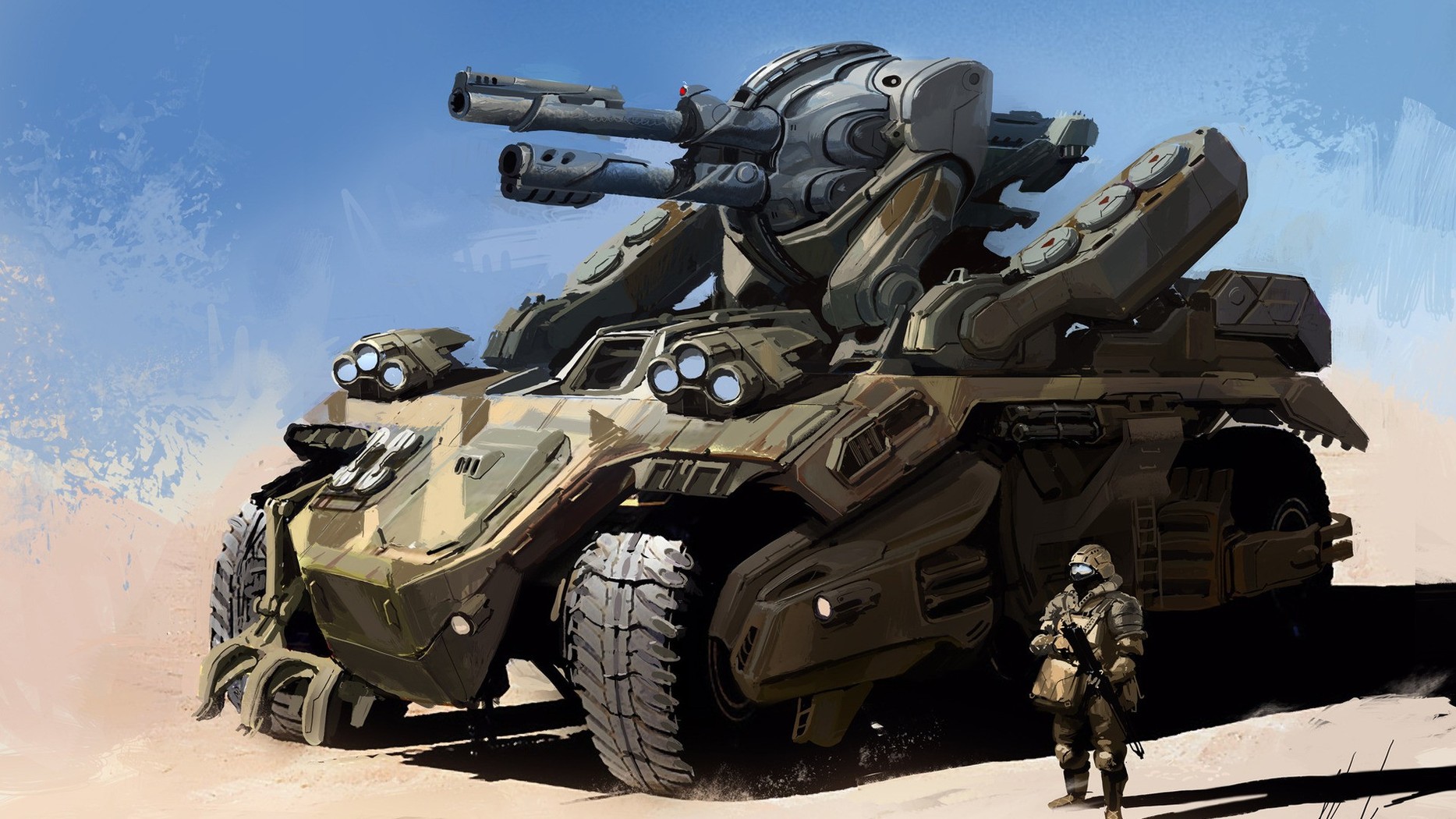 futuristic sci fi missile launcher  Army vehicles, Future tank, Futuristic  cars