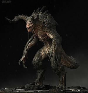 Image for Fallout Season 2 Deathclaw concept art gives closer look at the Wasteland beast!