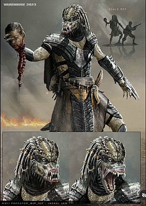 Image for Dane Hallett shares wild alternative designs for the WWII Predator from Killer of Killers!