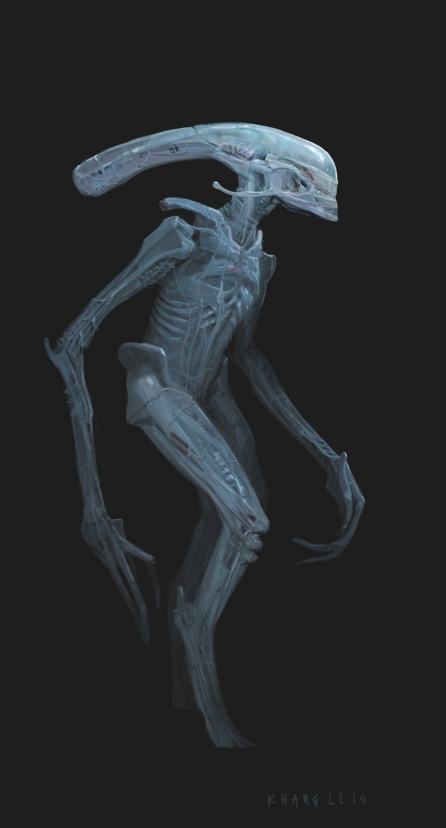 Rare Alien Covenant Concept Art Depicts A Very Different - xenomorph original concept art alien